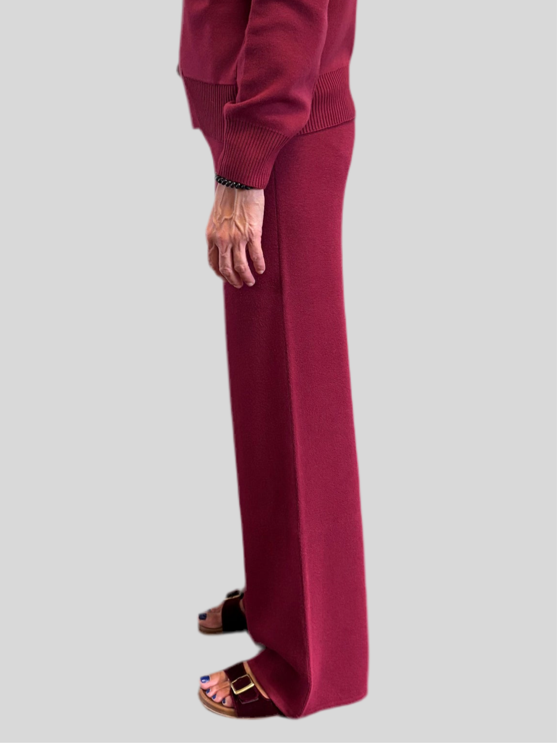 Pantalone Flirt viscosa amarena