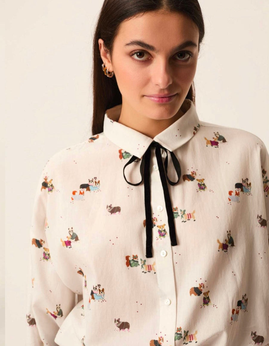 Camicia Des Petits Hauts Spark corgi