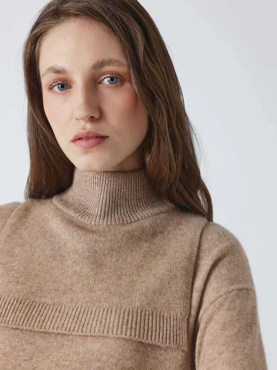 Sciarpa Absolut Cashmere scaldacollo Isaura chestnut