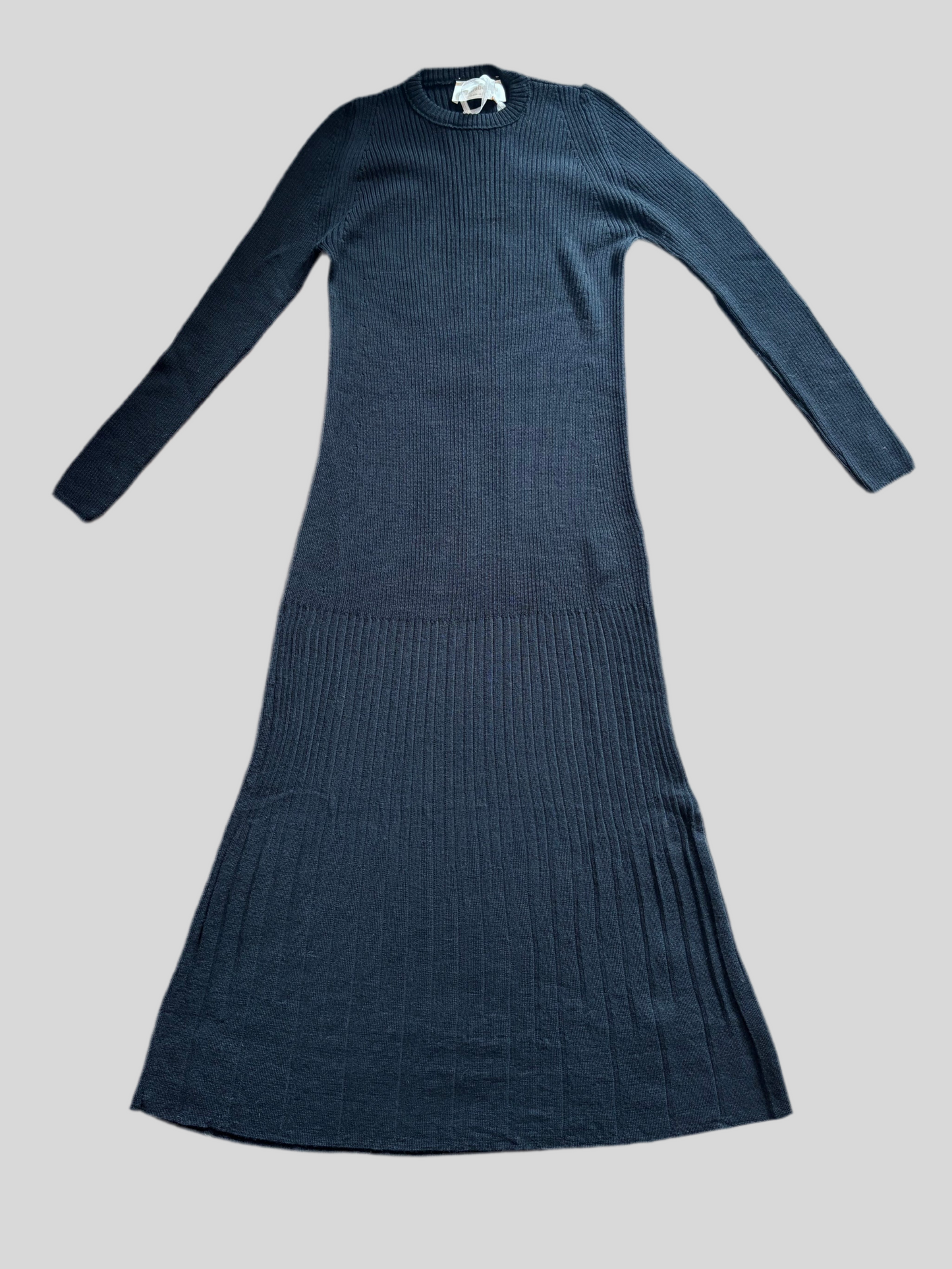 Abito Chiara Bertani lungo nero