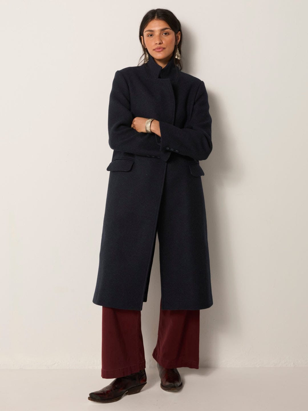 Cappotto Maison Hotel Bruno Sempione midnight blue