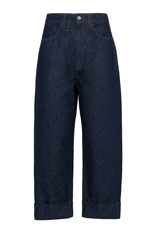 Pantalone Tela Brooklyn/Denim blu