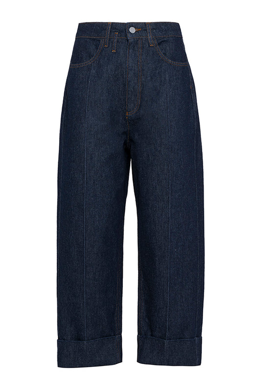 Pantalone Tela Brooklyn/Denim blu