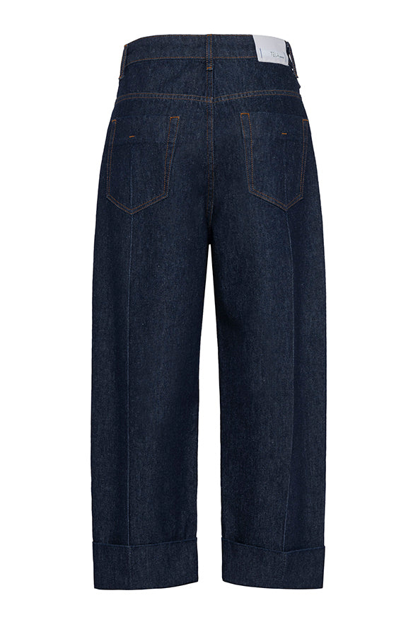 Pantalone Tela Brooklyn/Denim blu