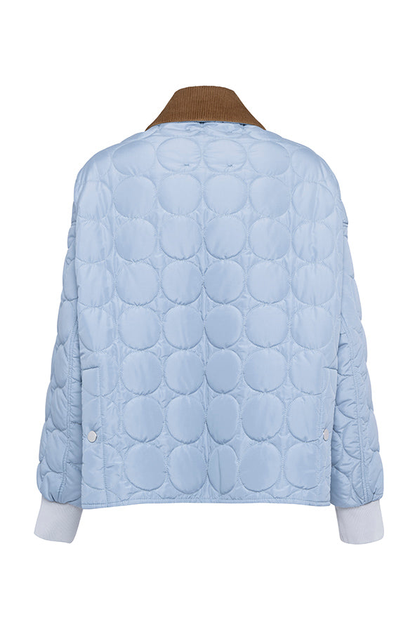 Giaccone Tela Bubble azzurro