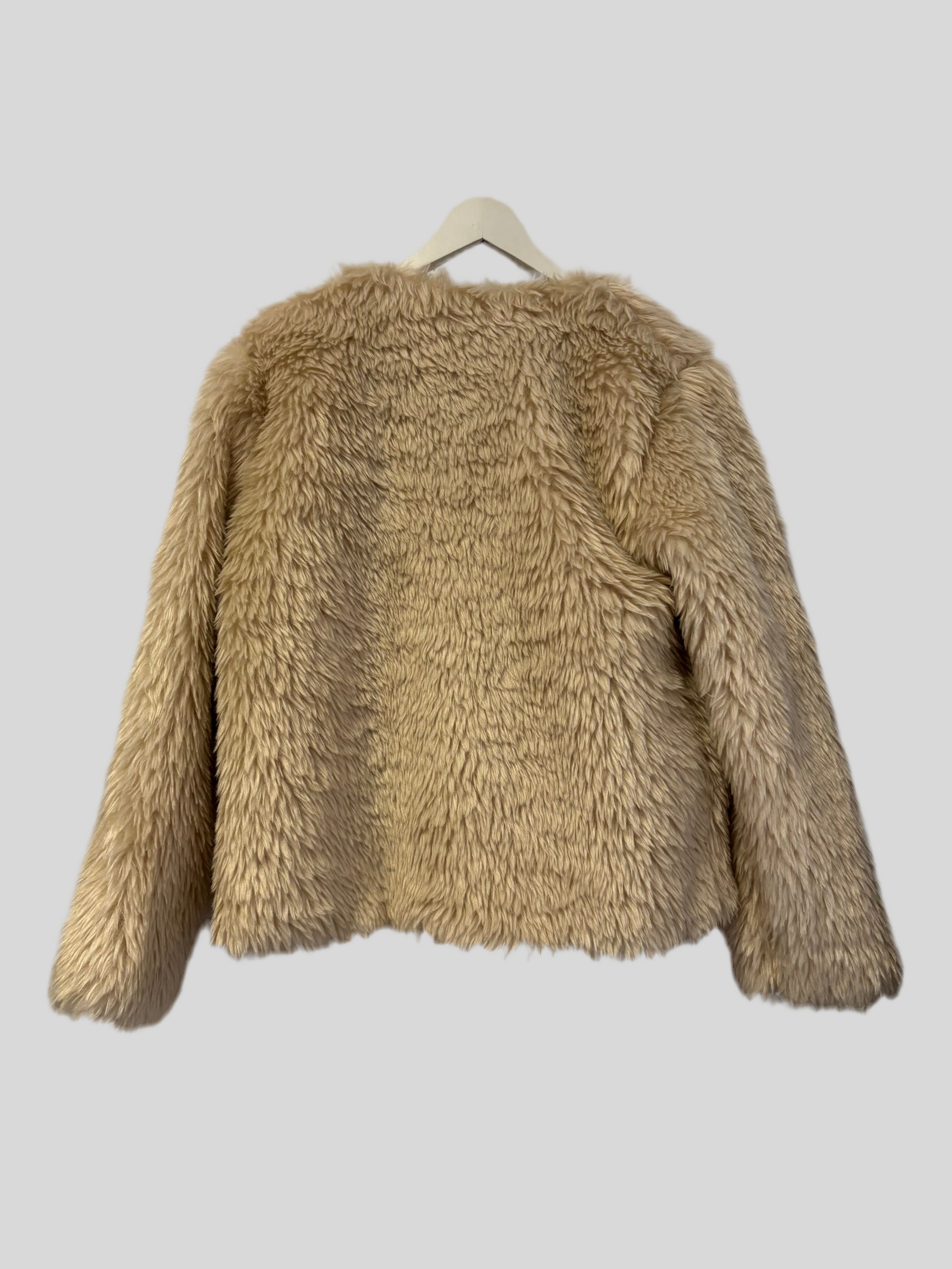 Giacca Flirt ecopelliccia panna