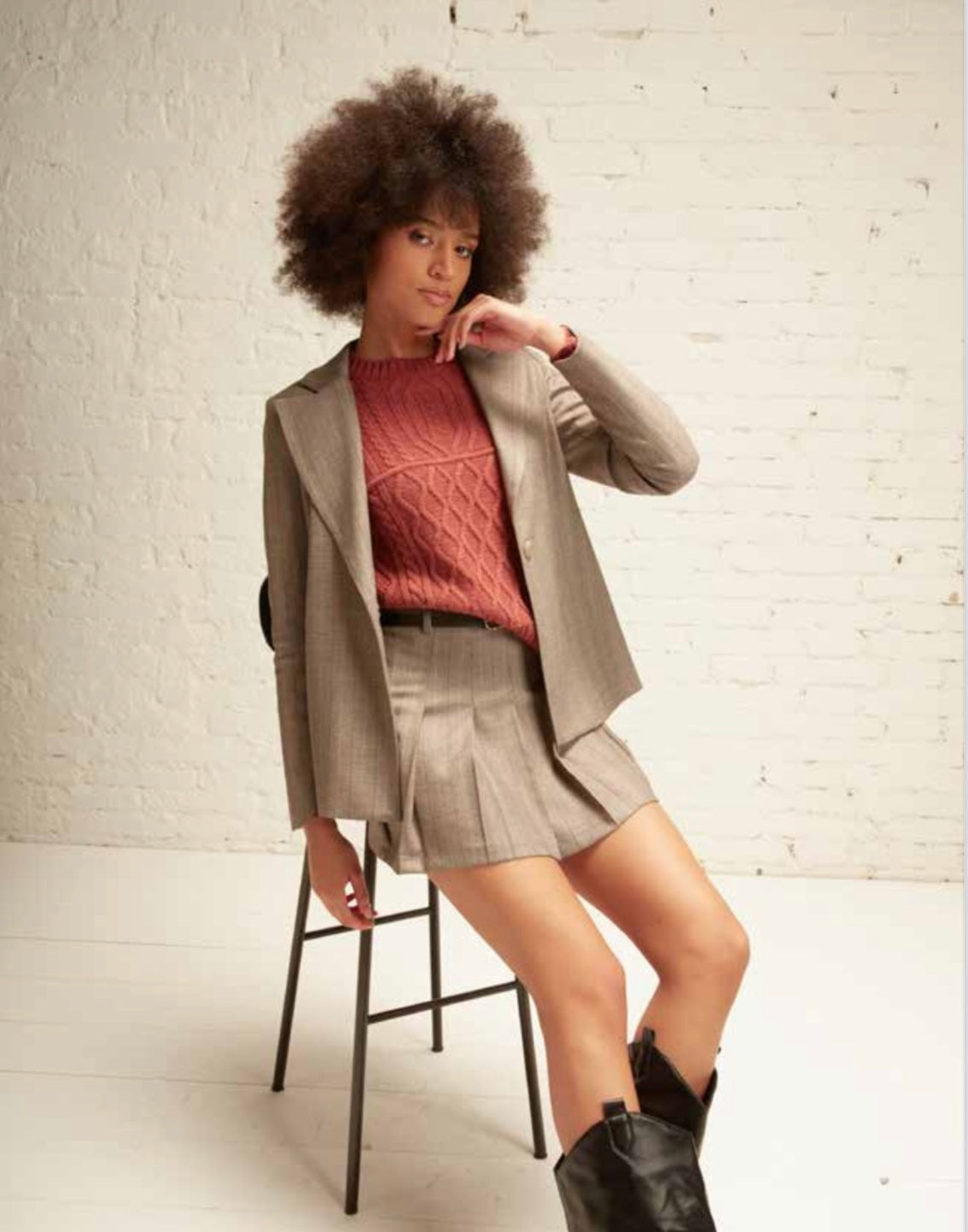 Gonna Flirt mini pieghe