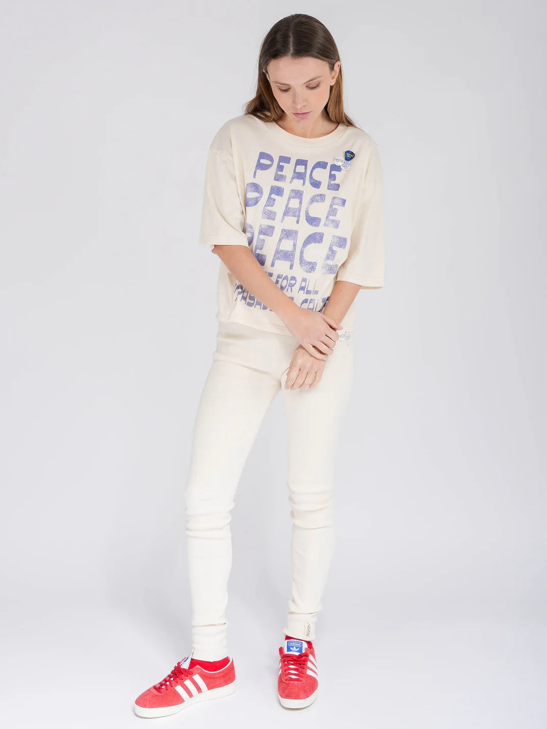 T-shirt Newtone Crooper Pasadena Peace