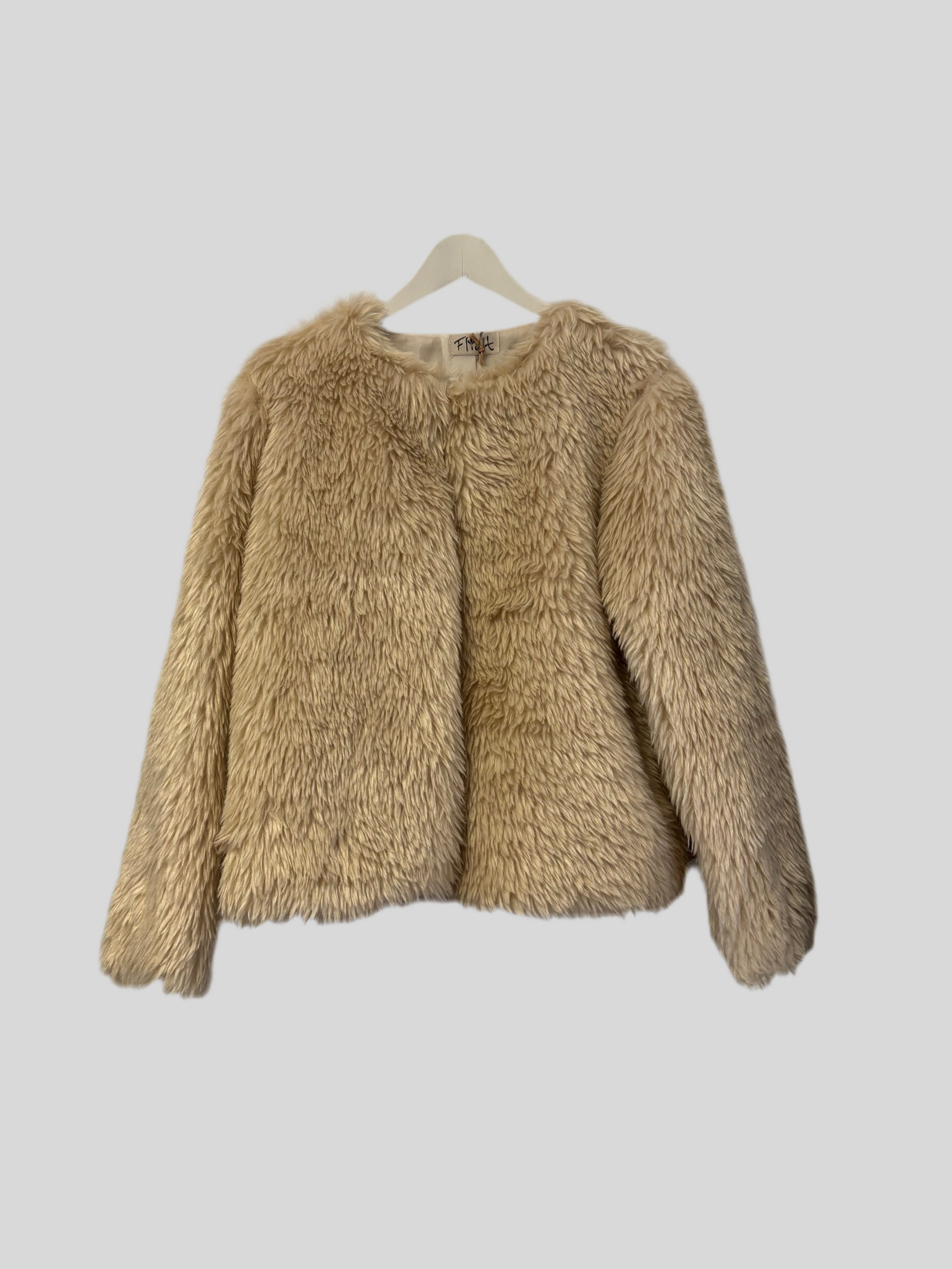 Giacca Flirt ecopelliccia panna