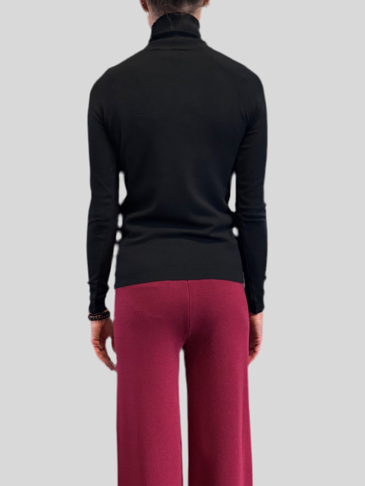 Maglia Flirt dolcevita nero