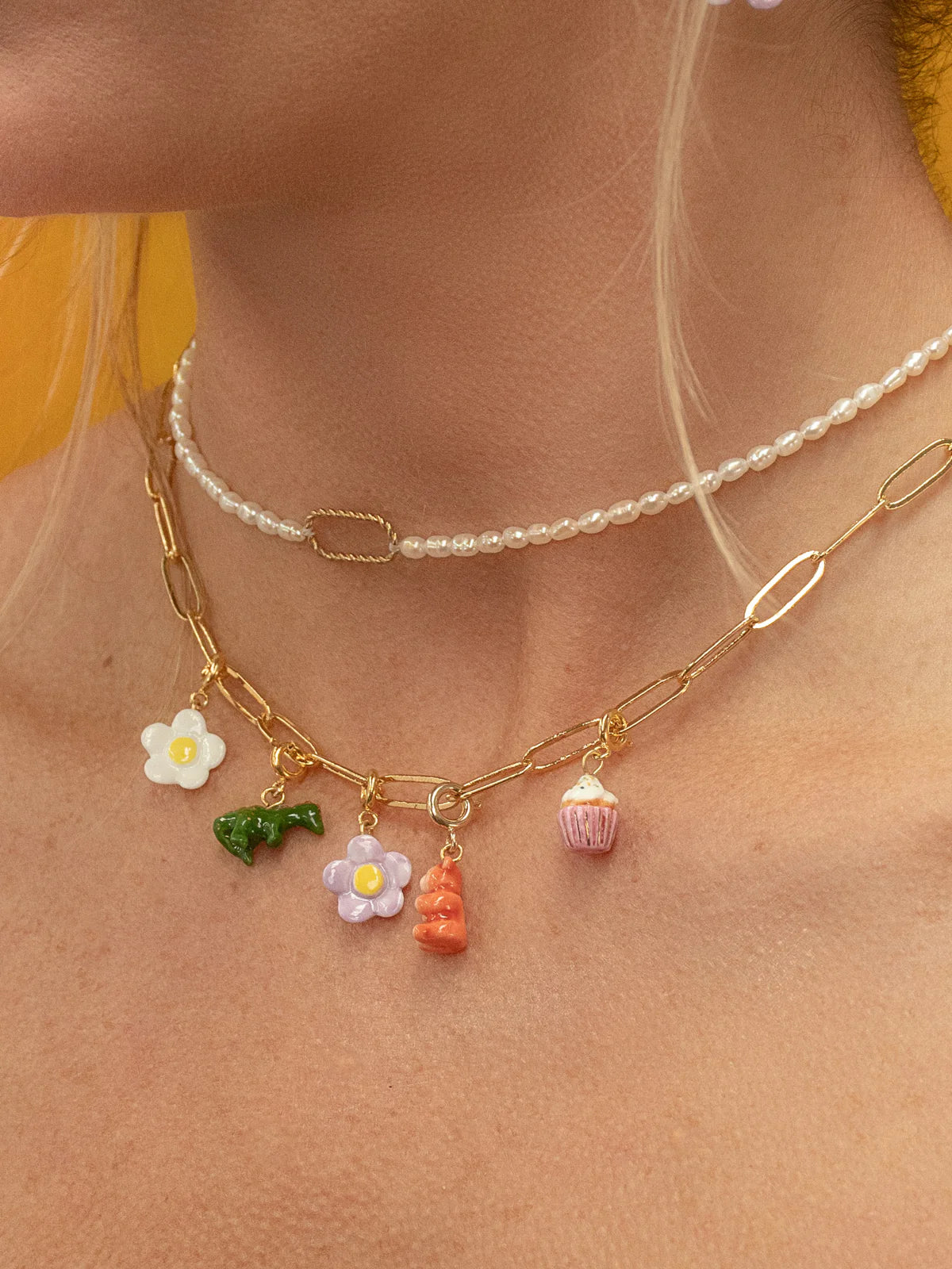 Ciondolo Nach Candy White Flower