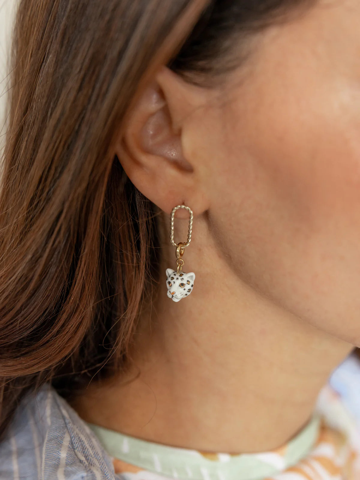 Ciondolo Nach White Leopard