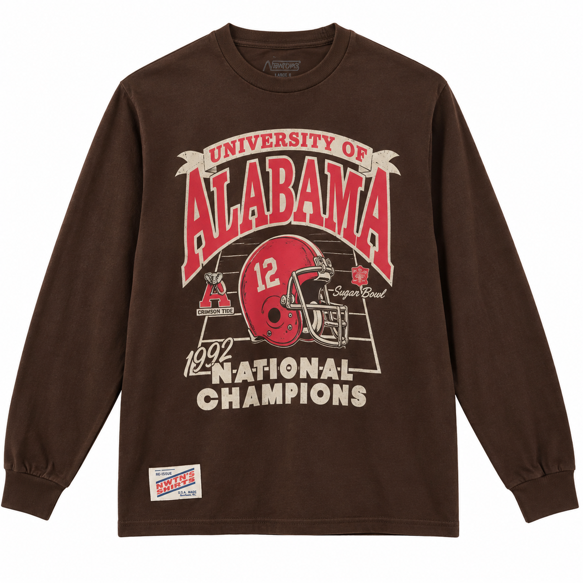 T-shirt Newtone Parker Nation brown