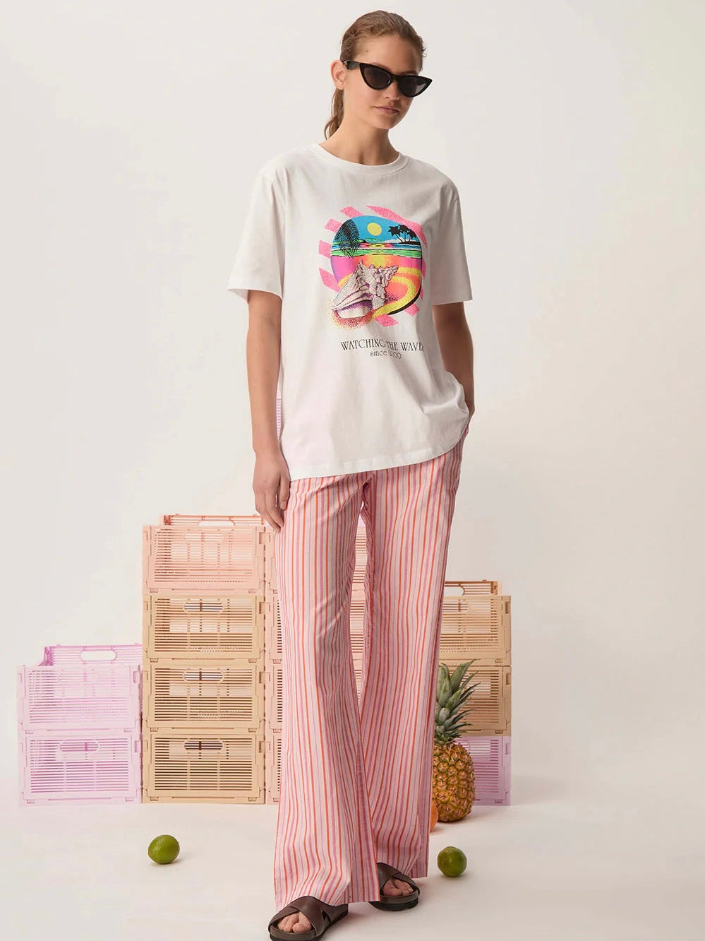 T-shirt Des Petits Hauts Jerafi ecru