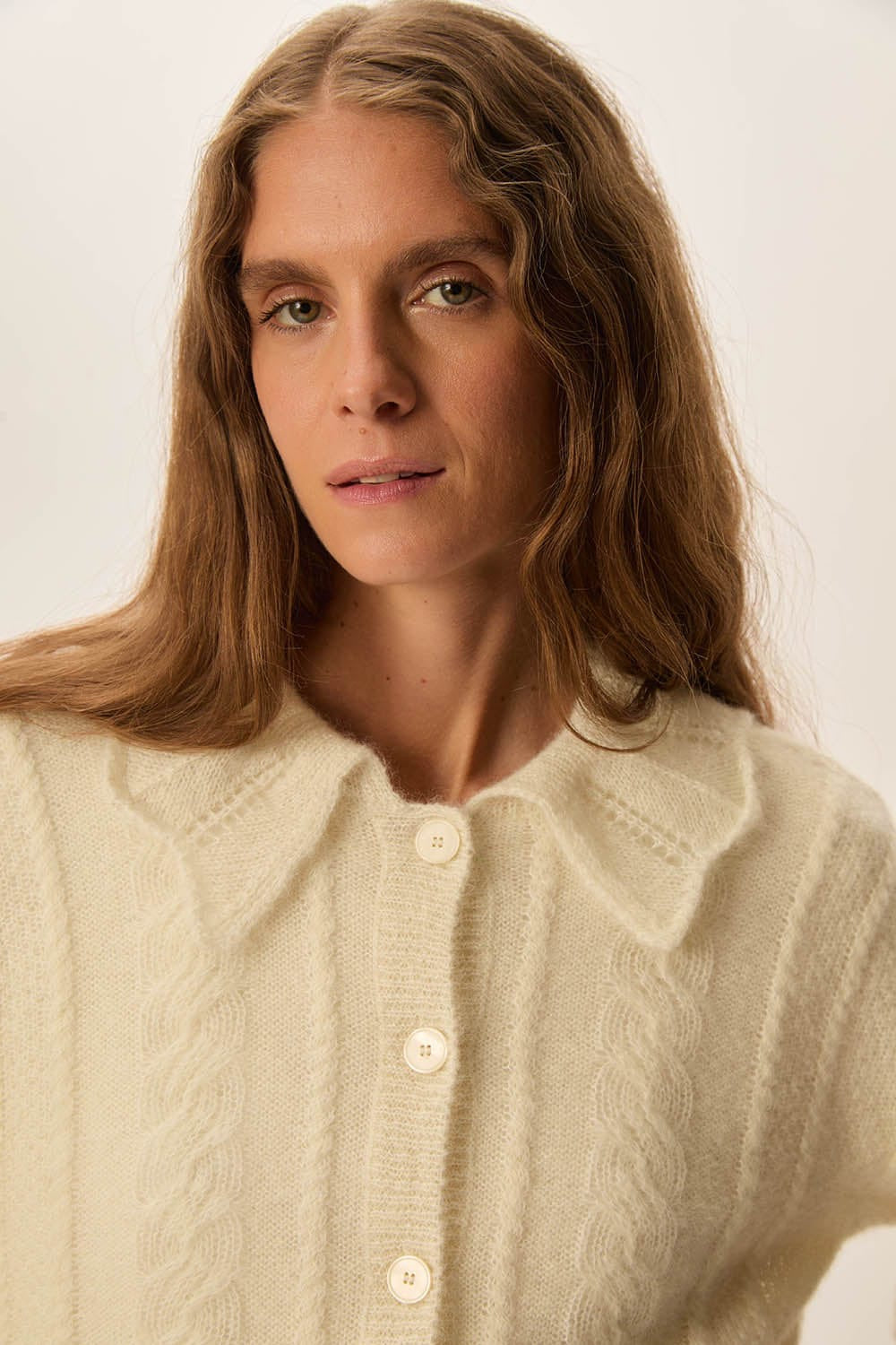 Cardigan Des Petits Hauts Capucine creme