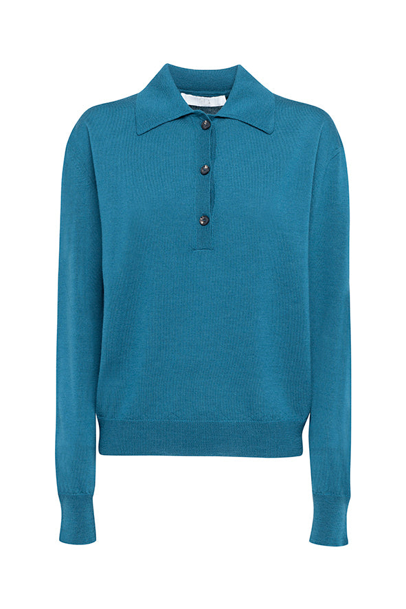 Maglione Tela Dakota ottanio