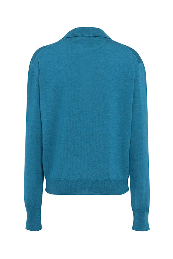 Maglione Tela Dakota ottanio