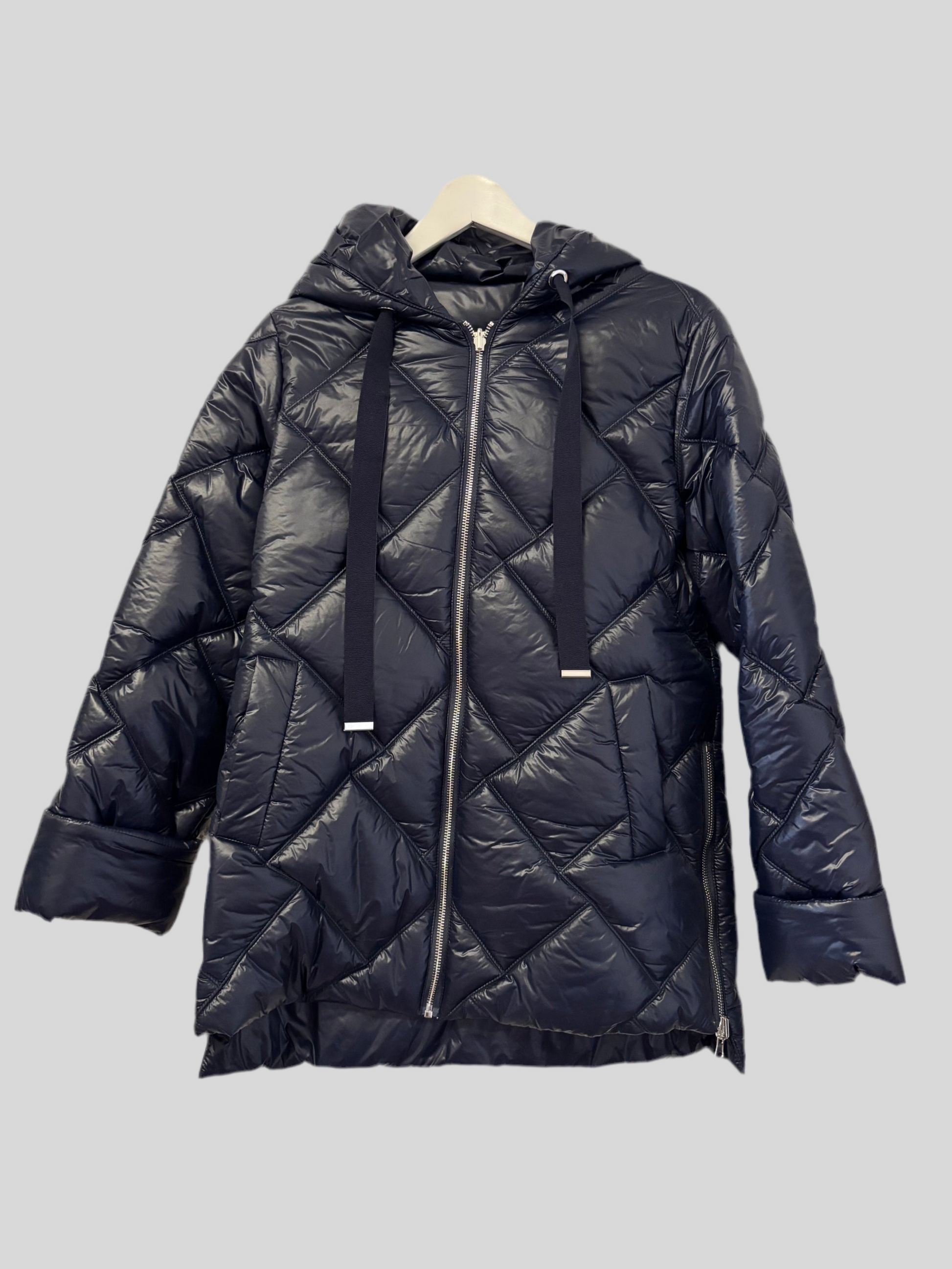 Giaccone Flirt piumino blu reversibile