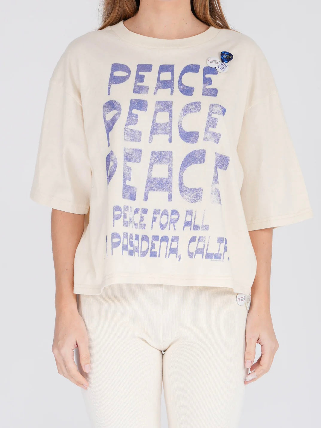 T-shirt Newtone Crooper Pasadena Peace