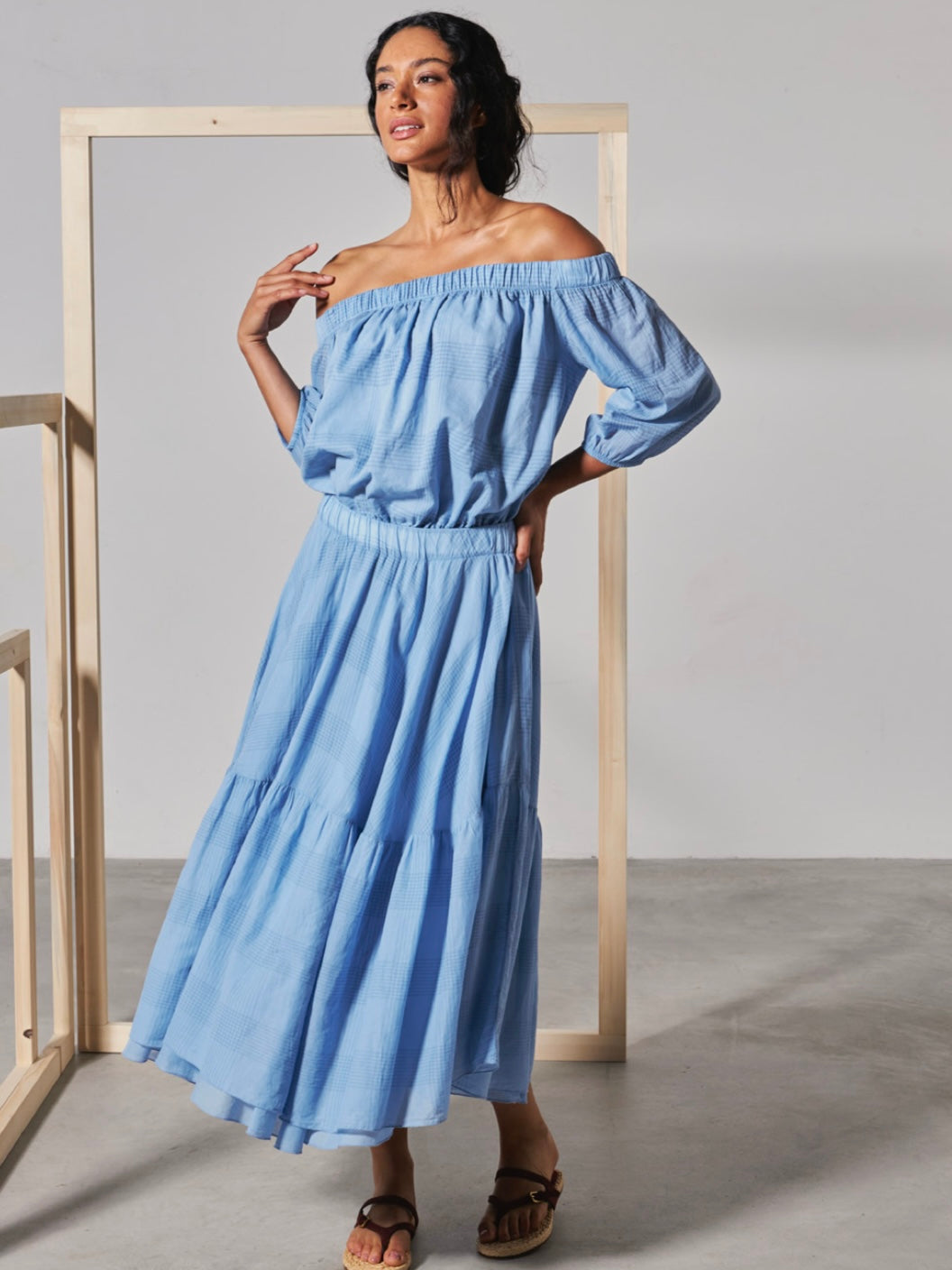 Gonna TreBarraBi Gemma Quamus Cloud azzurra balza