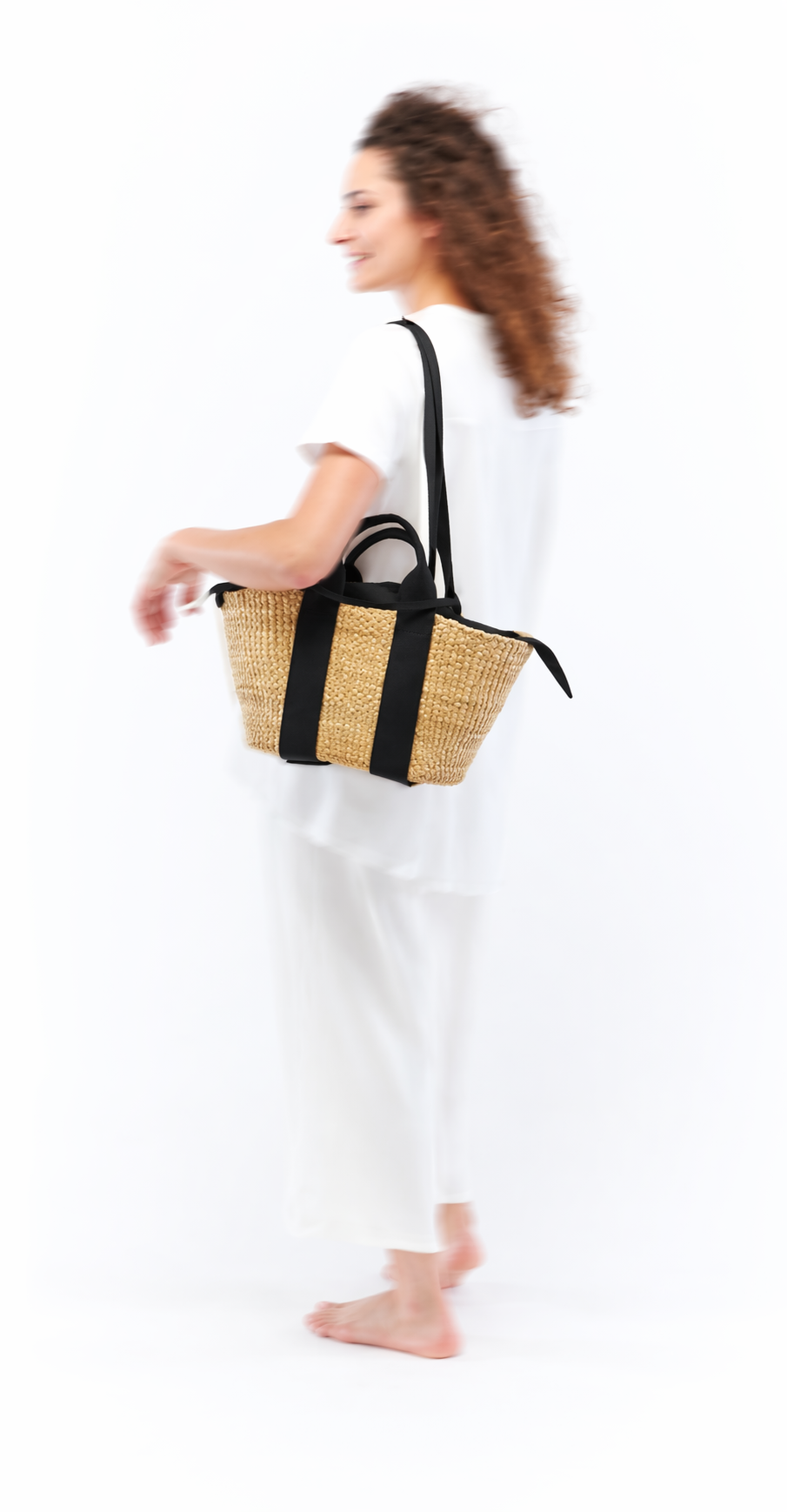 Borsa Muun George Natural Black