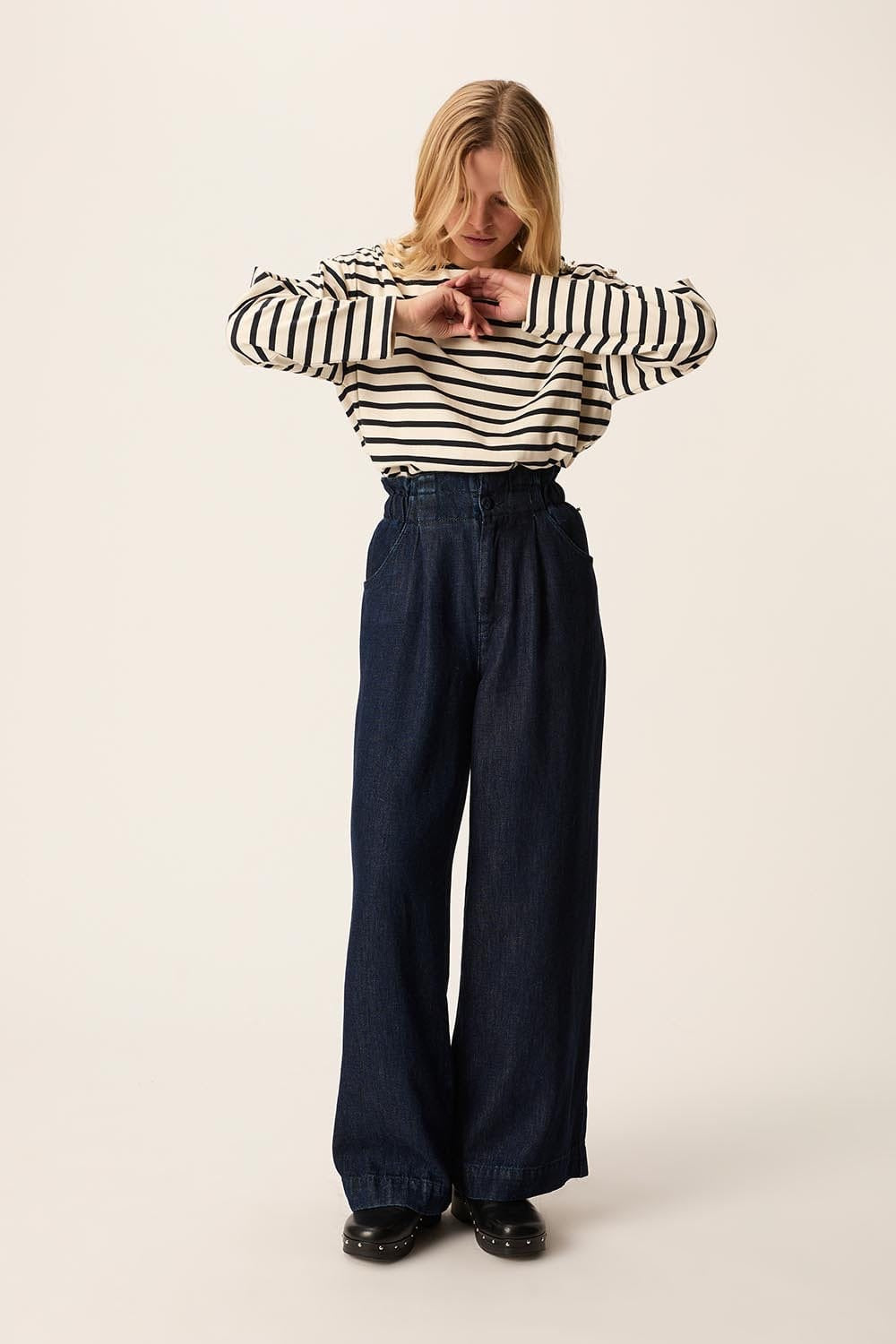 Jeans Des Petits Hauts Loulou deep blue