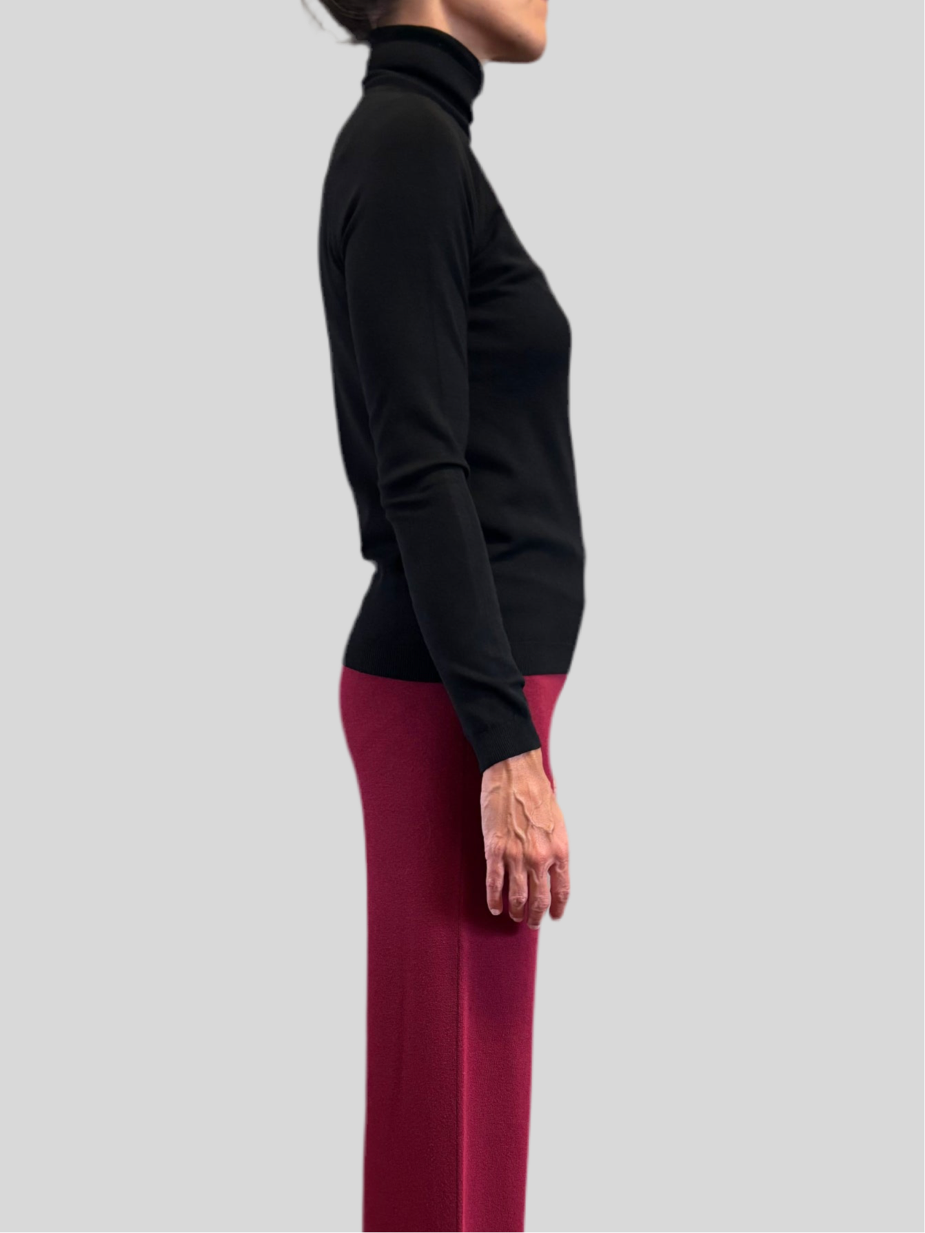 Maglia Flirt dolcevita nero