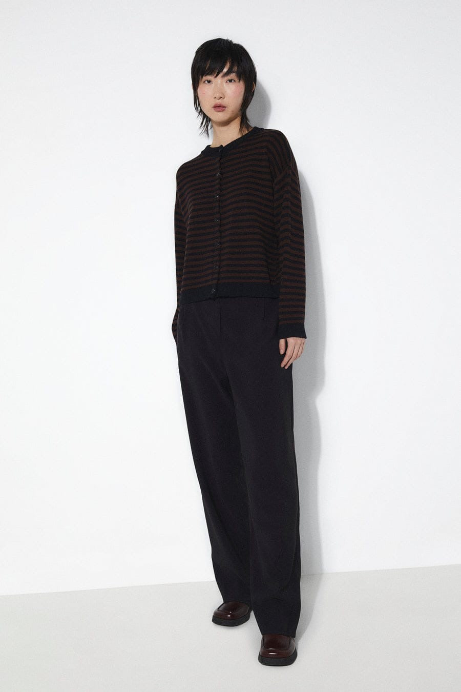 Cardigan Rita Row Lynn a righe