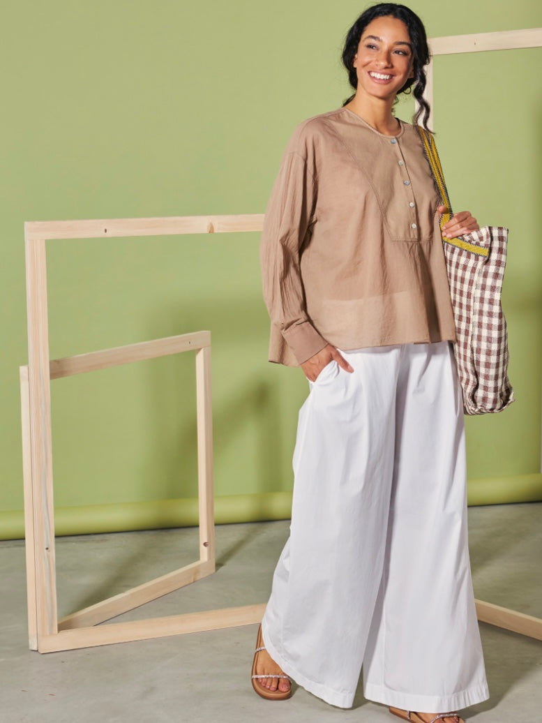 Camicia TreBarraBi Cloe Muss Nut