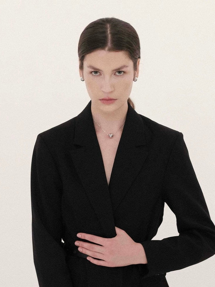 Orecchini Maestoso Moon sterling silver