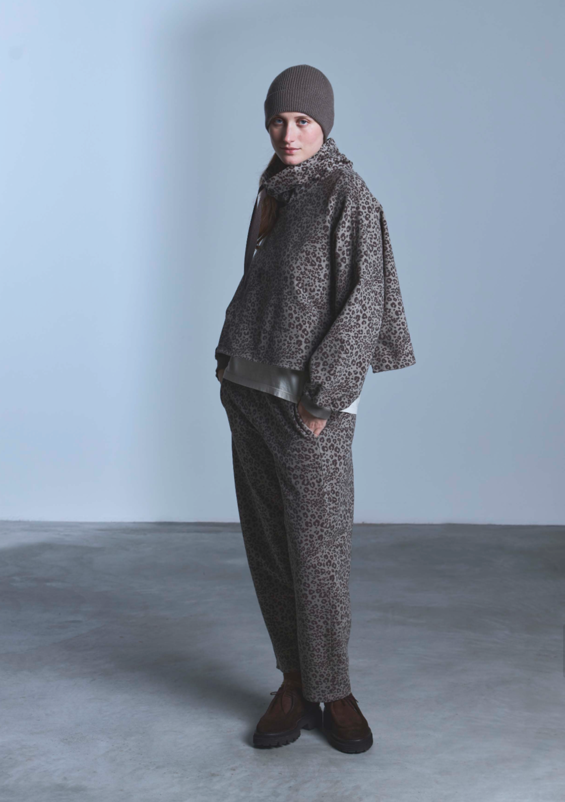 Felpa TreBarraBi Fragola Leofel dove