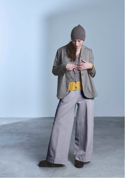 Pantalone TreBarraBi Penny Felgar dove