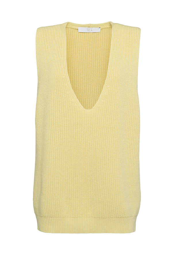 Gilet Tela Kelsy limone