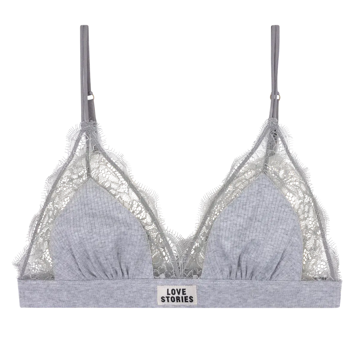 Bralette Love Stories Love Lace grey