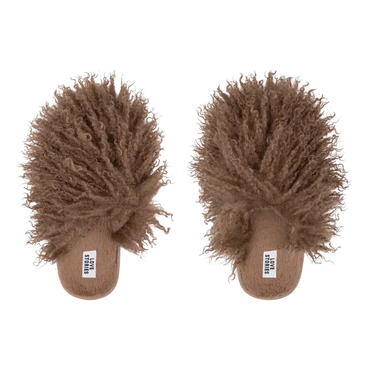 Slippers Love Stories brown