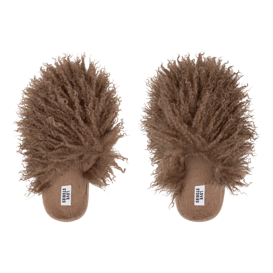 Slippers Love Stories brown