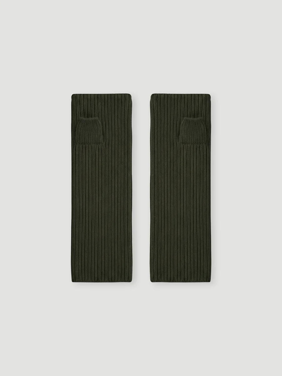 Guanti Absolut Cashmere Leopoldine dark artichoke