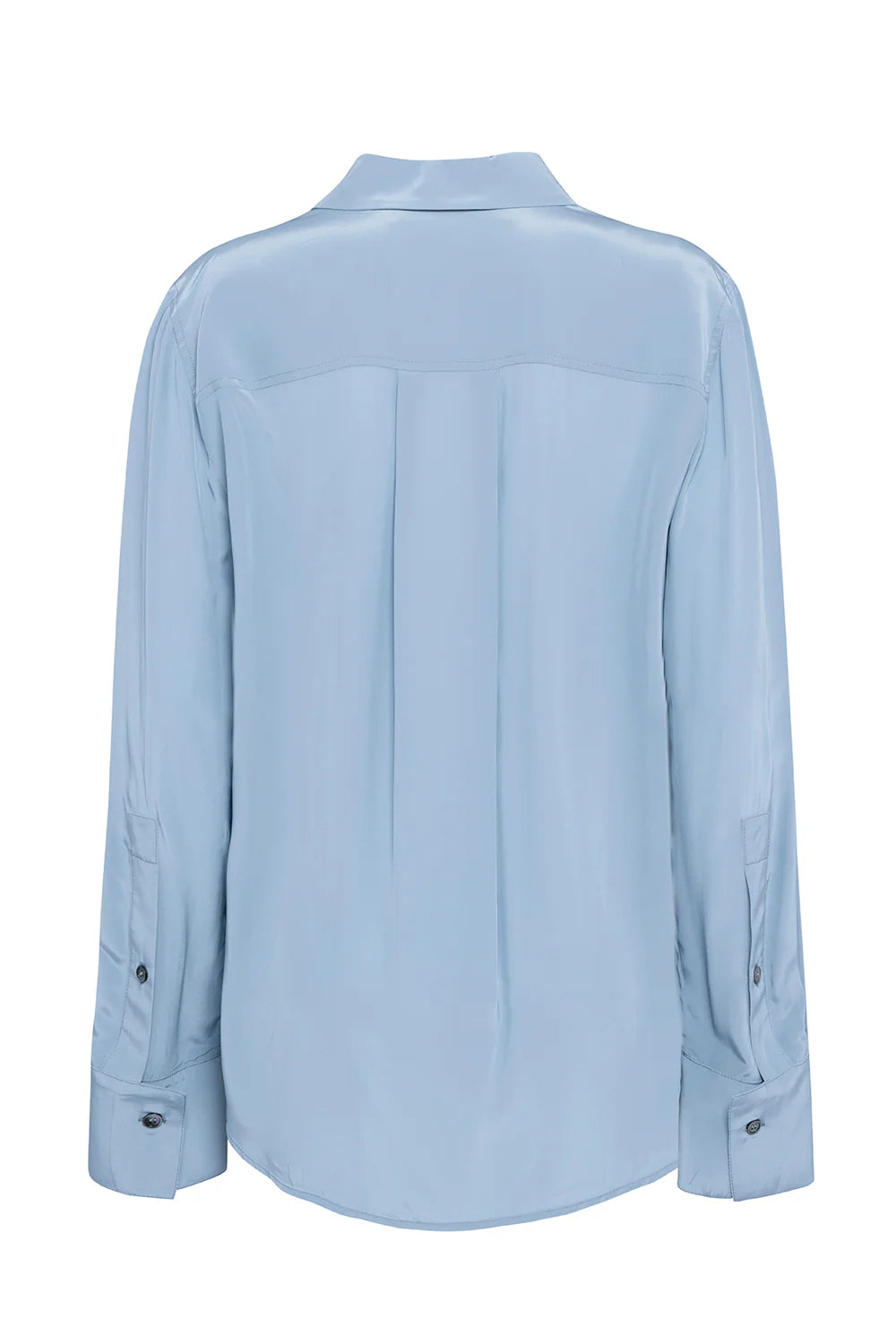 Camicia Tela Orologio/Fl azzurra