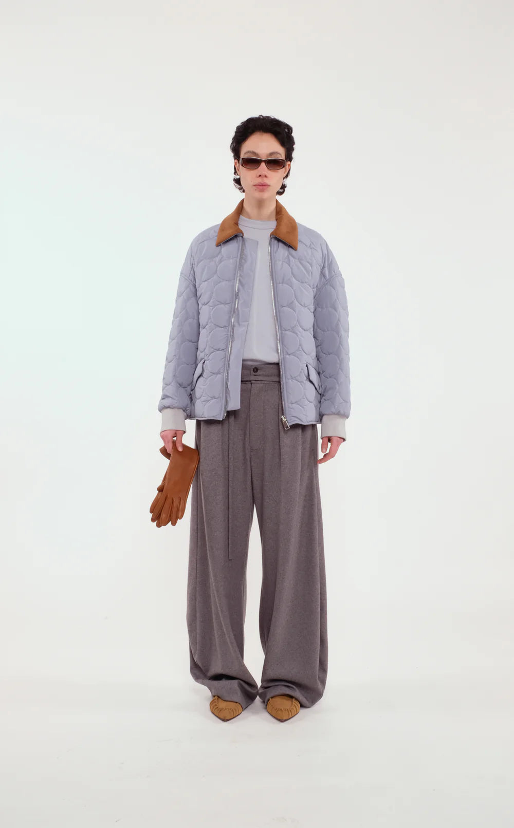 Giaccone Tela Bubble azzurro