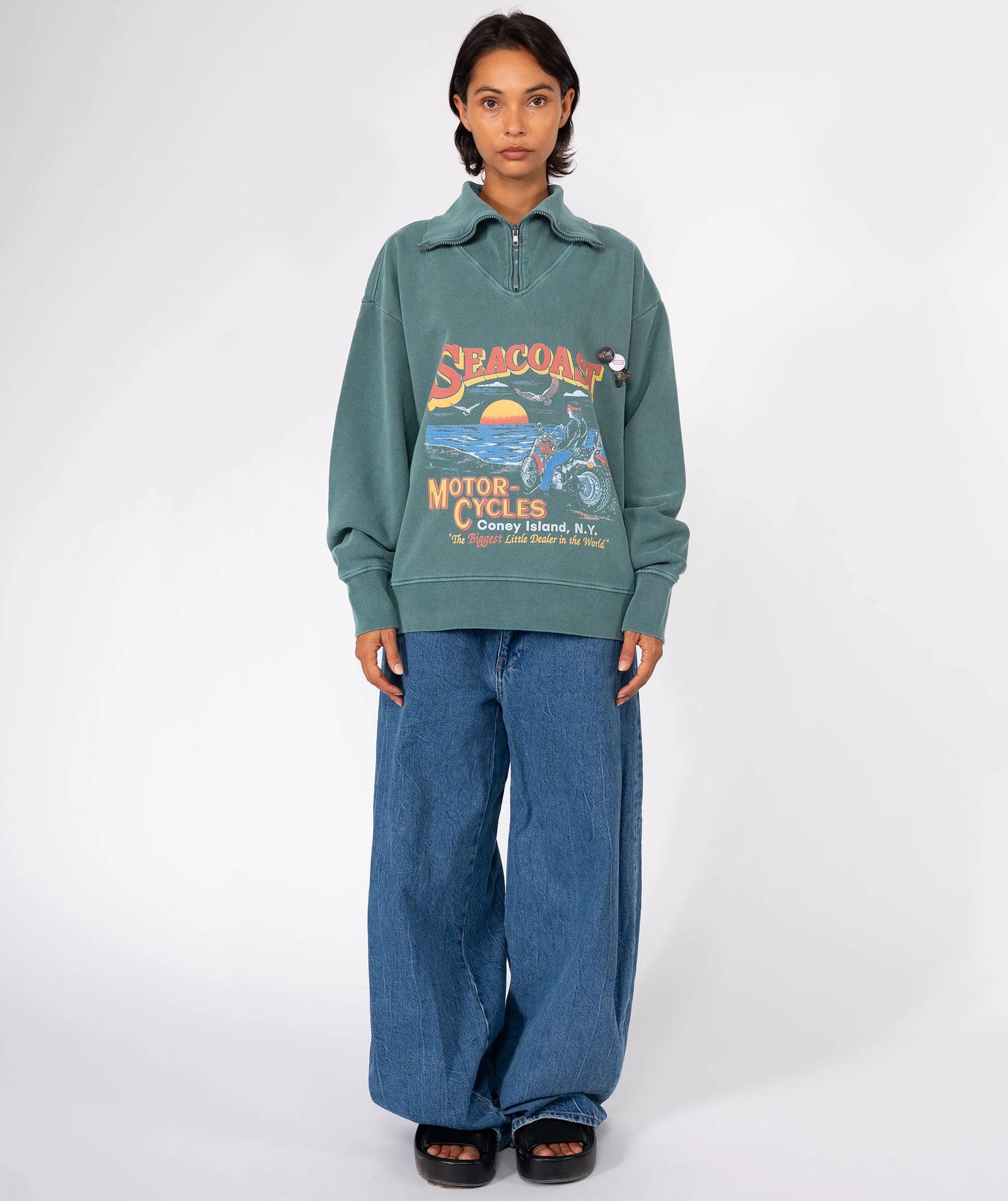 Felpa Newtone Seacost Driver forest