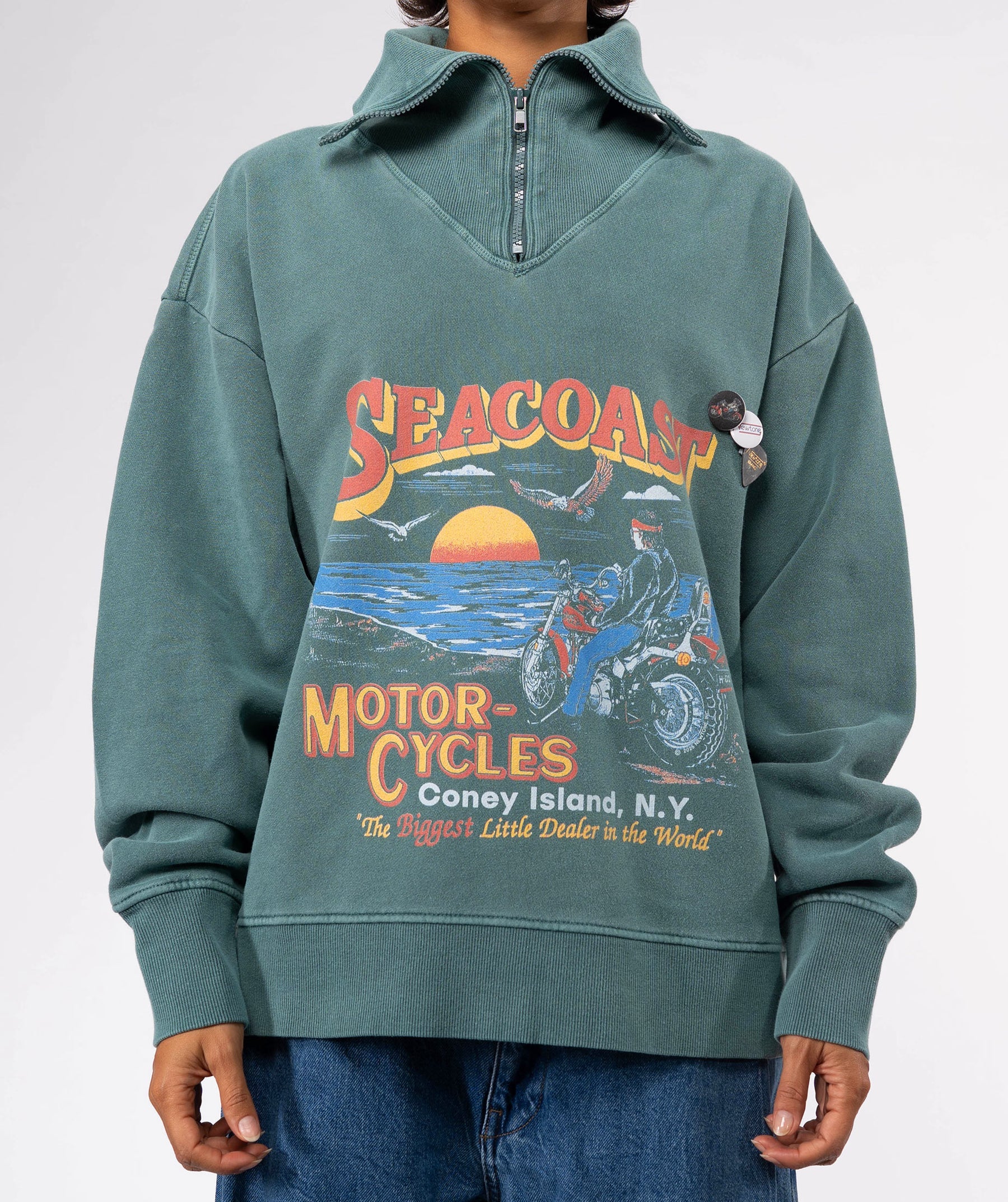 Felpa Newtone Seacost Driver forest