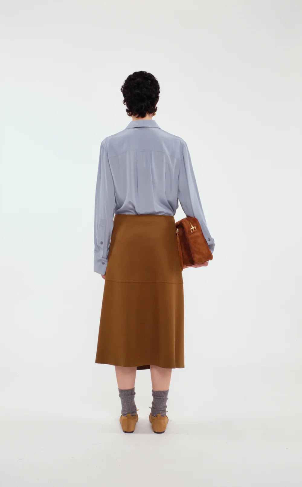 Camicia Tela Orologio/Fl azzurra