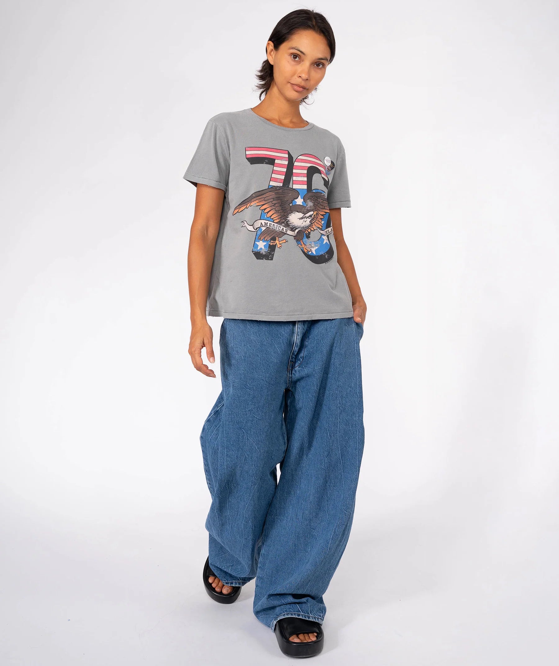 T-shirt Newtone Loveland Starlight grey