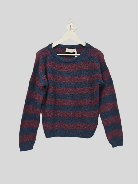 Chiara Bertani striped sweater