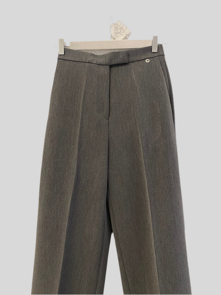 Flirt wide grey trousers