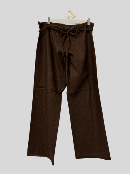 Phisique Du Role brown flannel trousers