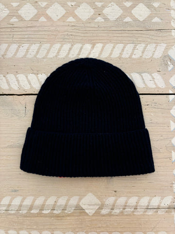 Absolut Cashmere Maeve Navy beanie