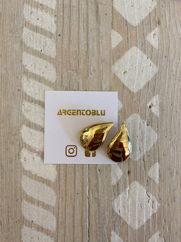 Argentoblu Marea earrings - gold plated brass