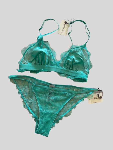 SPECIAL PRICE * Love Stories Love Lace green bralette