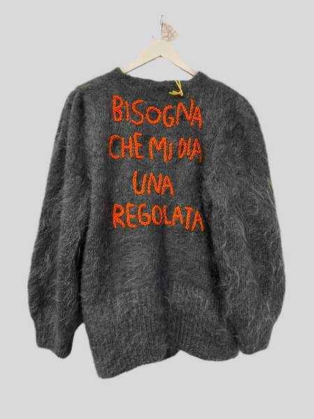 Almeno Nevicasse cardigan "Bisogna che mi dia una regolata"